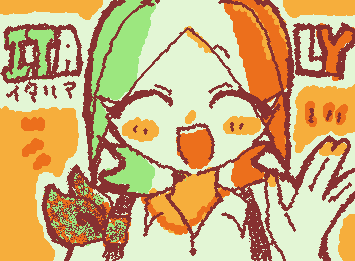 国擬人化です🇮🇹　政治的、侮辱などの意図は一切ありません。