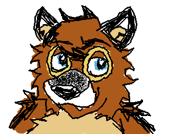 bear oc ig his name is forest. i drew him better on paper