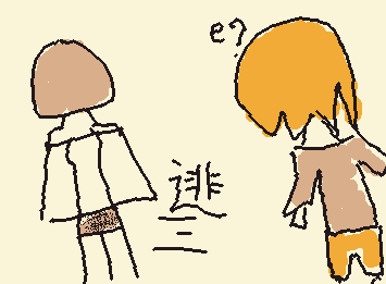 〜mayさんのやらかしエピ〜場面⑤
緊張で逃げます(mayさんが)