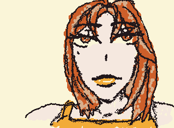 New oc! Amber does anyone maybe wanna draw her in their style? It’s ok if not though.