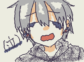 もうやだ、めっちゃ萎えた、嫌いになりそう、白狐が描いてた構図ええなぁ思て描いてたのに変なとこ押したんかデータすべて吹っ飛んで戻せなくなった、クソが、始めたばっかりで操作法とかイマイチ分からねぇんだよこちとら、という愚痴、家帰るまでに精神立て直してもう一回描き直します