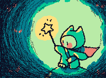 don't be afraid!
monsters fear the light (∩'o')⊃━☆゜