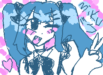 I was shopping for Miku figurines on Target, and I saw a cute one, so I drew it (´・ω・`)
Targetでミクのフィギュアを見ていたら、可愛いものを見つけたので描いてみました (´・ω・`)