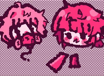 2nd OC duo, Jillian and I think I named the guy on the left Jay. WE are gonna ignore the fact I forgot to add the eraser spots in the background.