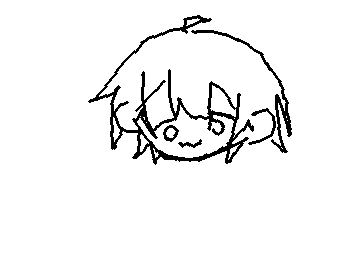 ともだちにかいてもらった（いっぷんぐらいで）
