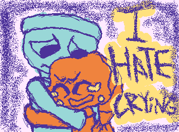 Shrimpo and Finn from Dandy's World!!! My boi Shrimpo is sad :(( //ANGST