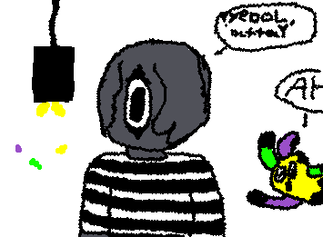 I wonder what happened to Yatta and Looey... (I know Yatta's feet arent yellow but i already used the max amount of colors)