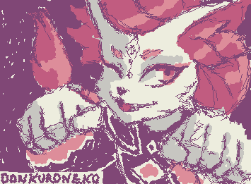 Fan art de: kimiko five tails (puedes ver el speedpaint en mi tictok: donkuroneko)