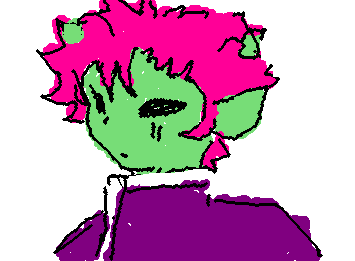 my oc evan..he like eating space rocks