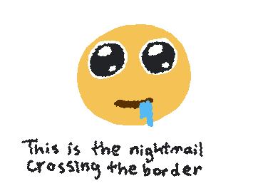 I be posting ANYTHING atp 😭🙏 “this is the nightmail, crossing the border, bringing the cheque for the postal order” btw I swear I’ll draw something I’m just o