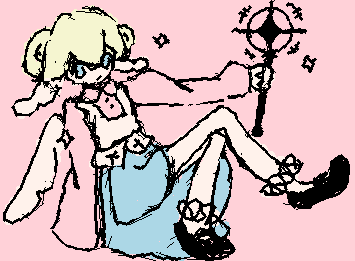 公開準備中の創作の主人公ちゃん。色はまだ決めてないのでこの色じゃないです。小説にするか漫画にするかで迷ってる
