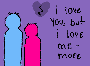 I love you but I love me more. We are a story that has a bad ending. Am sorry @Osca_rrr we can’t be together again. We are selves are habits we need to let go.