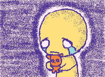 Teddies don’t hug back, but sometimes they’re all you got.