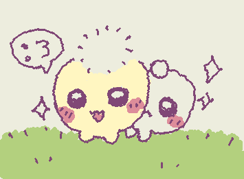 Baby chiikawa and ugasaki :3