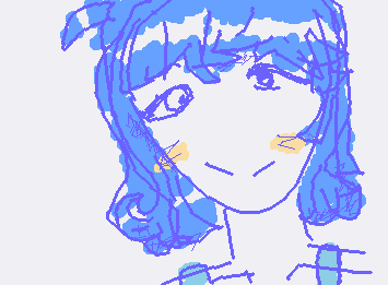 @Eliiiiiiiiii I tried out drawing a person! I made different colors, this is the og :3