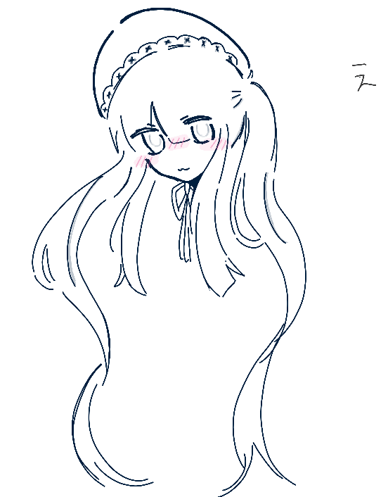 ゔぁむの可愛い子チャン描いた😅😅