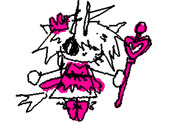 My Besties OC in a pink dress >.<<