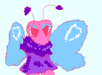 flutter from dandys world!! idk why i cooked zo much, but here she iz! one of my fav toonz ever :D