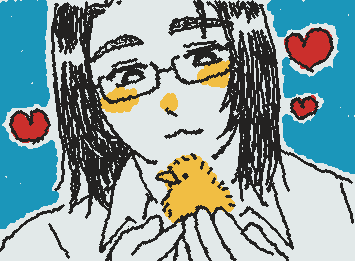 OC✧˖°.RIKU₊ ⊹✦
Riku and the little chick🐤