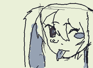 little bunny girl sketch