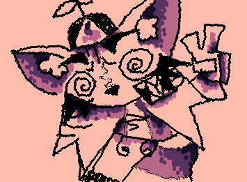 My new oc, Emo Baddie Princess!! (no i do not know why i named her that.)