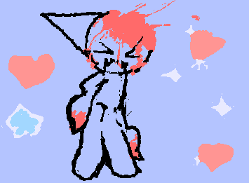 ~ °×`• | = PUSH UR T3MPRR -femtanyl album cover (peakness overload). @V1V1D_M1ll1P3D3 you drew DINNER! album, i drew PUSH UR T3MPRR !!