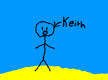 this is Keith! I'm gonna give him a life, currently trapped on a island (whoops)