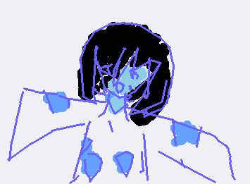 no se, un zombie (lo dibujé con el mousepad)