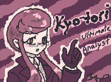 Now that I actually understand something about Danganronpa's characters, here's Tori as the Ultimate Detective, Kyoko Kirigiri!
