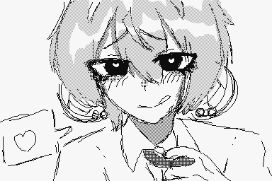 @YuRuki_ いったんうぃぷです‼️ もっとえrくしたいんですけど、良い構図ありまふか‼️ ちょっとお目々黒くしたのは癖🤫( まじ誰でもいいから案ちょうだい
