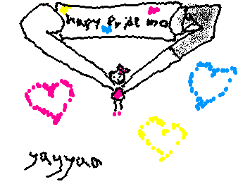 Hapy pride mo(nth) yayayaaaa (also I hurt my wrist so I had to add that ofofofoccc yayyaaayy)