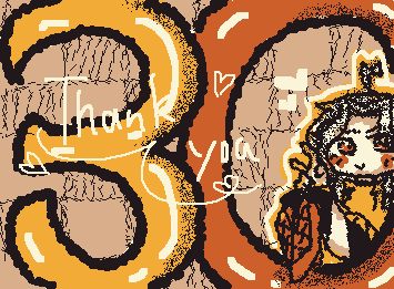 フォロー30みんなありがとうございます！！これからも絵を描き続きたいと思います！！あと私のo cを描いてくれた方々ありがとうございます！！めちゃくちゃ嬉しいですうう！！::wp-party::