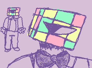 My smg4 oc his name is rubik(get cause he's a rubik's cube-aight i'll stop😔)
i love one eyed object characters<3