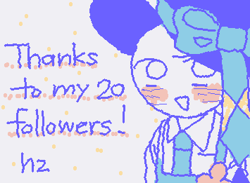 フォロワー20人ありがとうございます!🫰😙💕💕