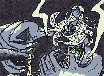 Checkmate, she said, knowing full well the game wasn’t over.
(Non dominant hand drawing, wrist still bad)