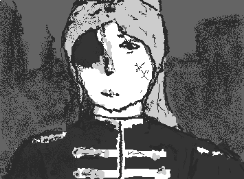 Greyscale girl🩶(with refrence👀)