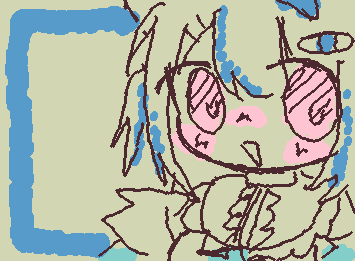 時間ないはずなのにフワワちゃんの一枚絵を描いています。描きたいからです(？