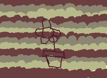 flower with pretty backround :3