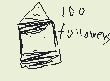 WOOOOOO 100 FOLLOWERS THANK YOU ALL