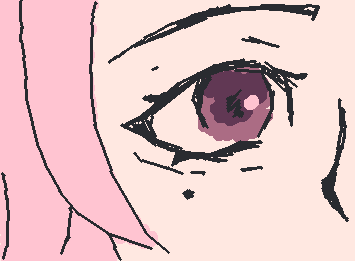 Anime rose eye