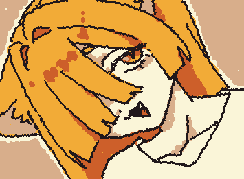 もうありえん疲れた　眠いし　描きながら半寝だった　ﾋﾟｴﾝ 落描きです