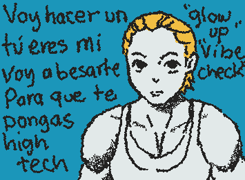 “Si quieres ser alguien, no puedes ser tu, 
Tienes que ser alguien que no seas tu un uh y si quieres ser tu no vas a ser nadie, solo serás tu”