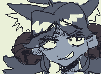 寝っ転がりながら描いた落書き……ゲス顔?オバケちゃん(めちゃめちゃ幻覚)おやすみ::wp-frog-jammies::