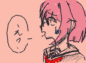 完全に癖顔のえむちゃ