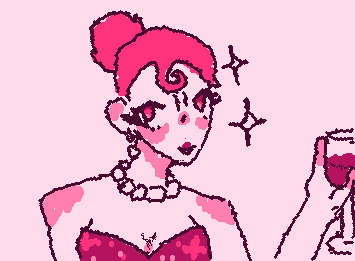 yippee a lipstick lesbian oc!!