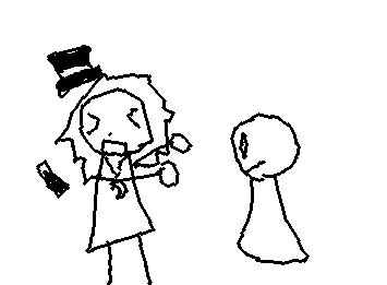 Eli being blinded by blobs eyes, idea by @jallen