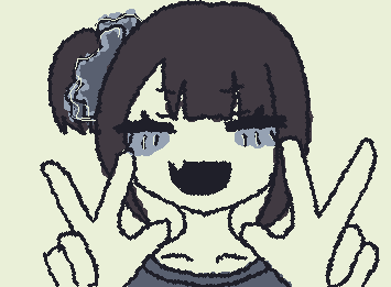 ちょっとおおきめのシュシュすごい好き