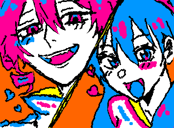 ［コラボ］私が描いたのはどっちの絵でしょうか！当たった人から抽選で何名かリクエスト描きます☺️是非コメントで当ててみてね！