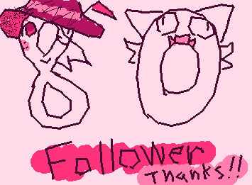 80フォロワー誠にありがとうございます!!!!いやこれマジで100フォロワー行けるんじゃないか!?!?絵の気力が尽きたので超適当です…