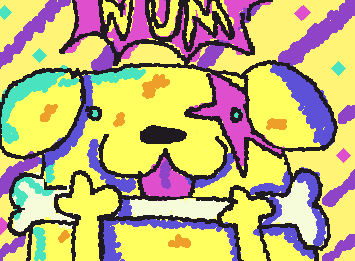 I drew a fat dog, he looks fat Like my dog